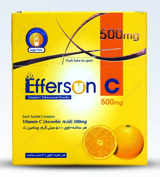 پودر جوشان افرسان سی 500 میلی گرم
